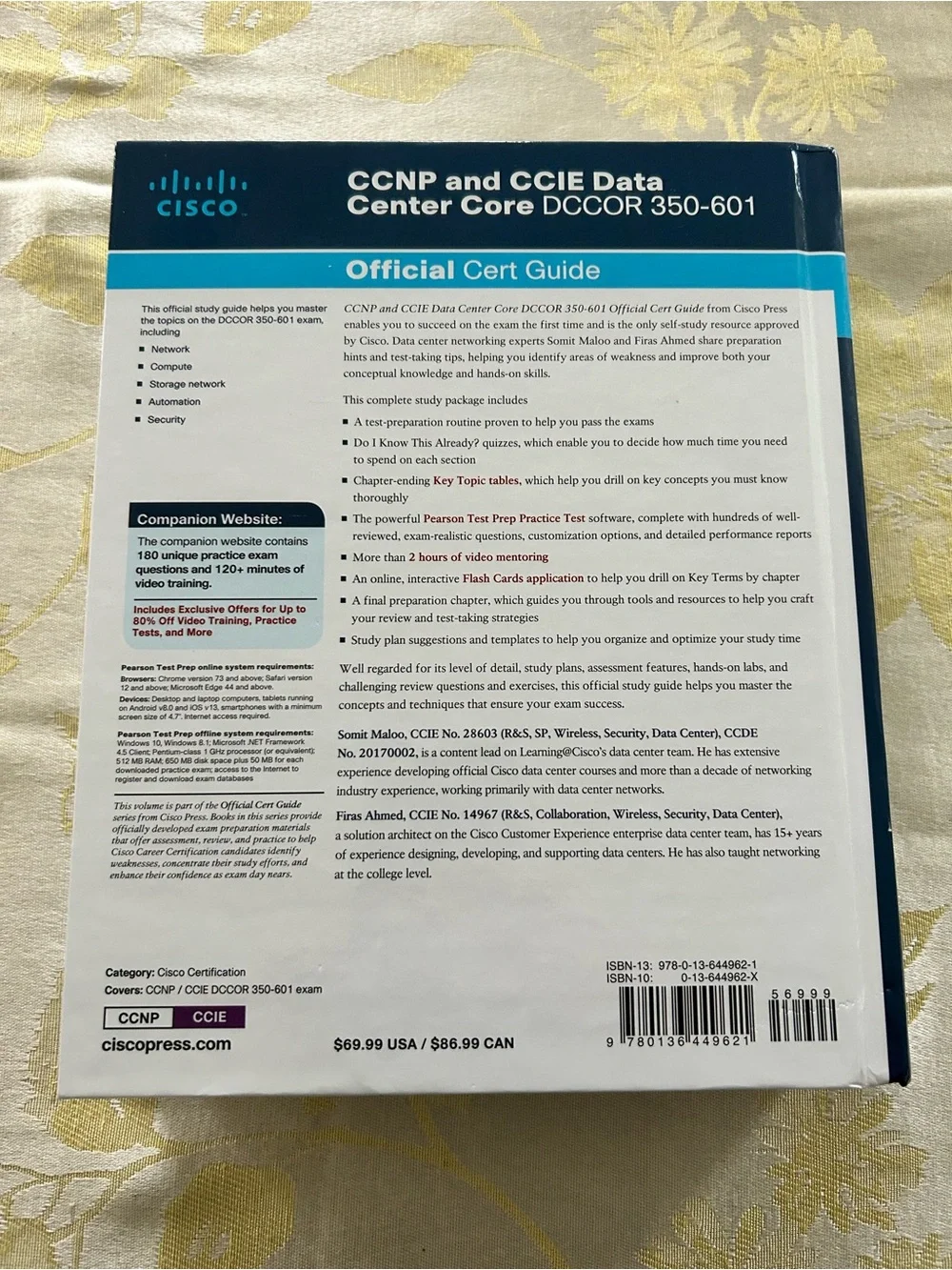 CCNP and CCIE Data Center Core DCCPR 350-601 Official Cert Guide Hardcover